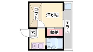 MISTRAL神屋町 WEST【202号室】の間取り