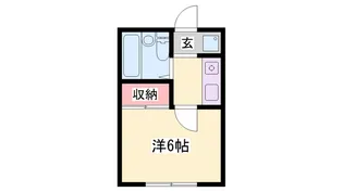 グリーンヒルズ広峰【202号室】の間取り