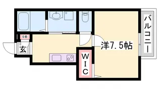 Meridies【1階】の間取り