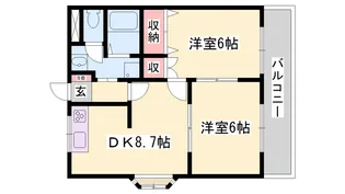 ライブリー【2階】の間取り