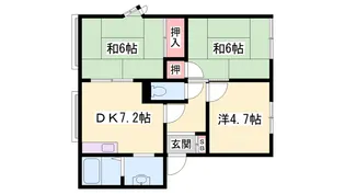 ハイツ南条【0203号室】の間取り
