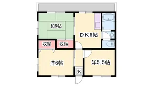 ウインズ土山【3階】の間取り