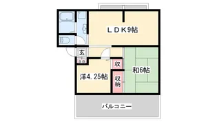 サングレース【204号室】の間取り