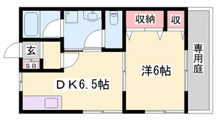 ヴィレッジみふくⅡ【102号室】の間取り