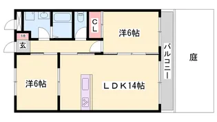 プラチナコート青山【1階】の間取り