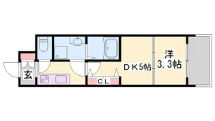 アルティザ姫路【13階】の間取り