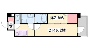 アルティザ姫路【10階】の間取り