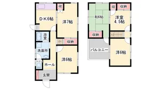 兵庫県高砂市荒井町小松原2【一戸建】の間取り