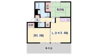 JAボナール上の丸(管理)【1階】の間取り