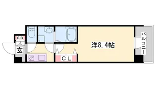 アルティザ姫路【8階】の間取り