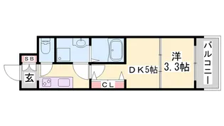 アルティザ姫路【6階】の間取り