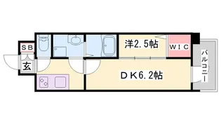 アルティザ姫路【5階】の間取り