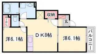 グレース七番館【1階】の間取り