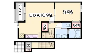 ドラジェ【2階】の間取り