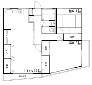 ノーブル大津【301号室】の間取り