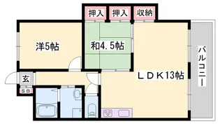 イーストアヴェニュー【2階】の間取り