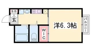 flat福井 C棟【1階】の間取り