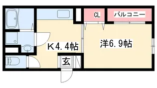 RIPOSO東加古川Ⅰ【2階】の間取り