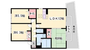 3LDKの間取り画像