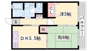 ラフォーレ【2階】の間取り
