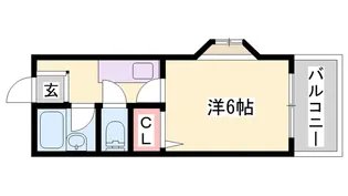 アイランド東今宿【204号室】の間取り