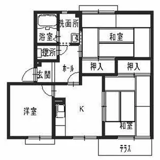 ハイツ キララ【0103号室】の間取り