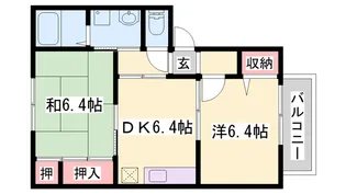 コン フォレスト【0106号室】の間取り
