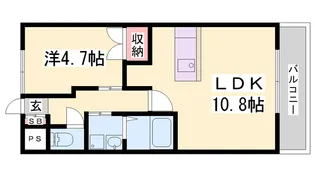 メゾン・グランチェスタ【2階】の間取り