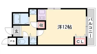 ウイングス神姫【2階】の間取り