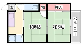 浦岡マンション【303号室】の間取り