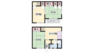 兵庫県姫路市北原【一戸建】の間取り