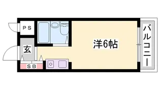 ベルトピア加古川【5階】の間取り