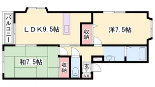 メゾン付城【1階】の間取り