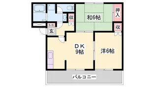 ピュアパレス【2階】の間取り