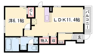 ange.A【1階】の間取り