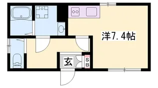 Fleur若菜町【2階】の間取り