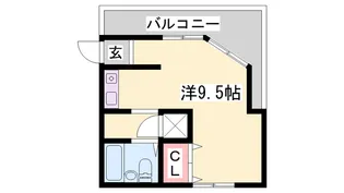 ベルトピア東加古川II【402号室】の間取り