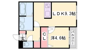 Blue Grass【3階】の間取り