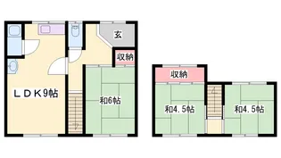 兵庫県姫路市伊伝居【一戸建】の間取り