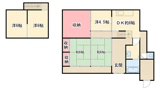 兵庫県多可郡多可町中区天田【一戸建】の間取り