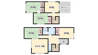 兵庫県姫路市緑台2【一戸建】の間取り