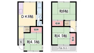 兵庫県高砂市曽根町【一戸建】の間取り
