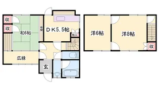 兵庫県姫路市大塩町【一戸建】の間取り