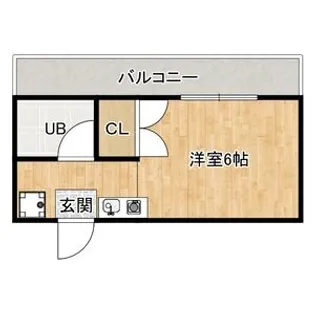 グランヴュー砥堀【202号室】の間取り