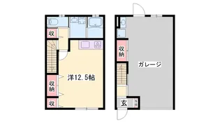 1Rの間取り画像