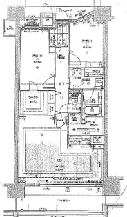 エスリード姫路【1305号室】の間取り