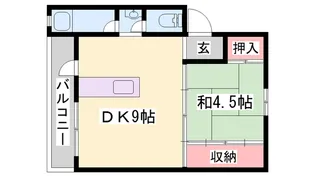 クレスト多可町1号棟【5階】の間取り