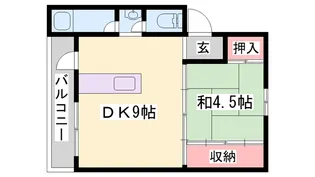 クレスト多可町2号棟【5階】の間取り