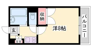 casa北条【3階】の間取り