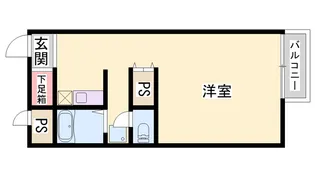 1Kの間取り画像